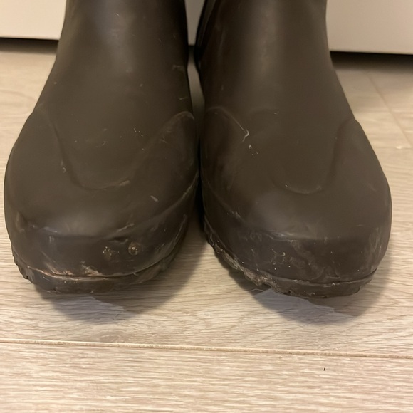 Hunter Lady N Boots, Olive Green Tweed and rubber feet - Picture 6 of 8